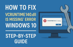 How to Fix "VCRUNTIME140.dll is Missing" Error in Windows 10 (Step-by-Step Guide)