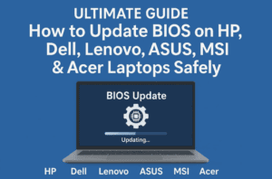 ✅ Ultimate Guide: How to Update BIOS on HP, Dell, Lenovo, ASUS, MSI & Acer Laptops Safely