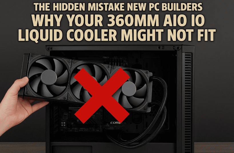 The Hidden Mistake New PC Builders Make: Why Your 360mm AIO Liquid Cooler Might Not Fit
