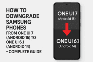How to Downgrade Samsung Phones from One UI 7 (Android 15) to One UI 6.1 (Android 14) – Complete Guide