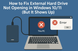 How to Fix External Hard Drive Not Opening in Windows 10/11 (But It Shows Up)