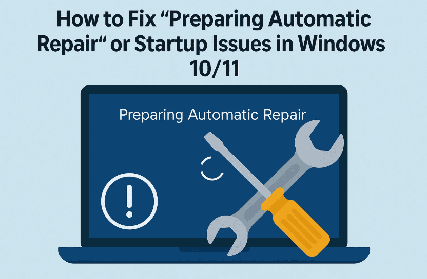 How to Fix “Preparing Automatic Repair” or Startup Issues in Windows 10/11