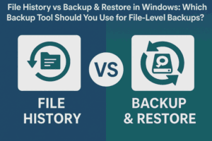 File History vs Backup & Restore in Windows: Which Backup Tool Should You Use for File-Level Backups?