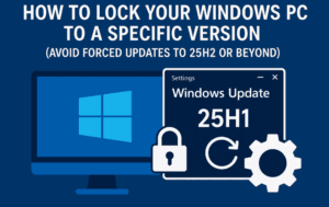 How to Lock Your Windows PC to a Specific Version (Avoid Forced Updates to 25H2 or Beyond)