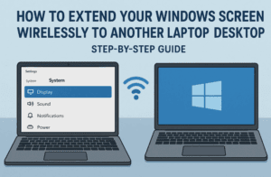 How to Extend Your Windows Screen Wirelessly to Another Laptop or Desktop – Step-by-Step Guide