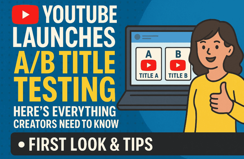 YouTube Launches A/B Title Testing – Here’s Everything Creators Need to Know (First Look & Tips)
