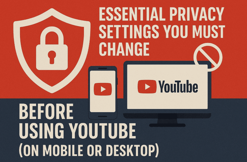 Essential Privacy Settings You Must Change Before Using YouTube (on Mobile or Desktop)