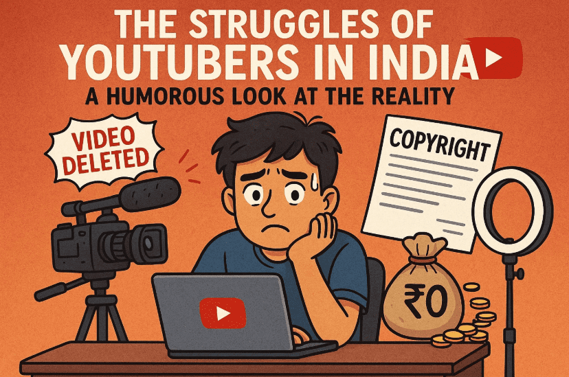 The Struggles of YouTubers in India: A Humorous Look at the Reality