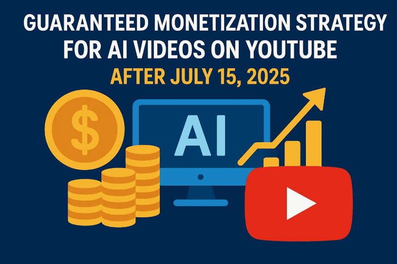 Guaranteed Monetization Strategy for AI Videos on YouTube After July 15, 2025