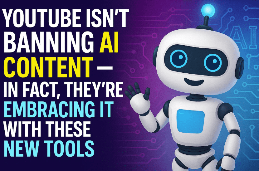 YouTube Isn’t Banning AI Content—In Fact, They’re Embracing It With These New Tools