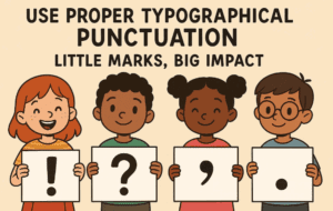 Use Proper Typographical Punctuation – Little Marks, Big Impact