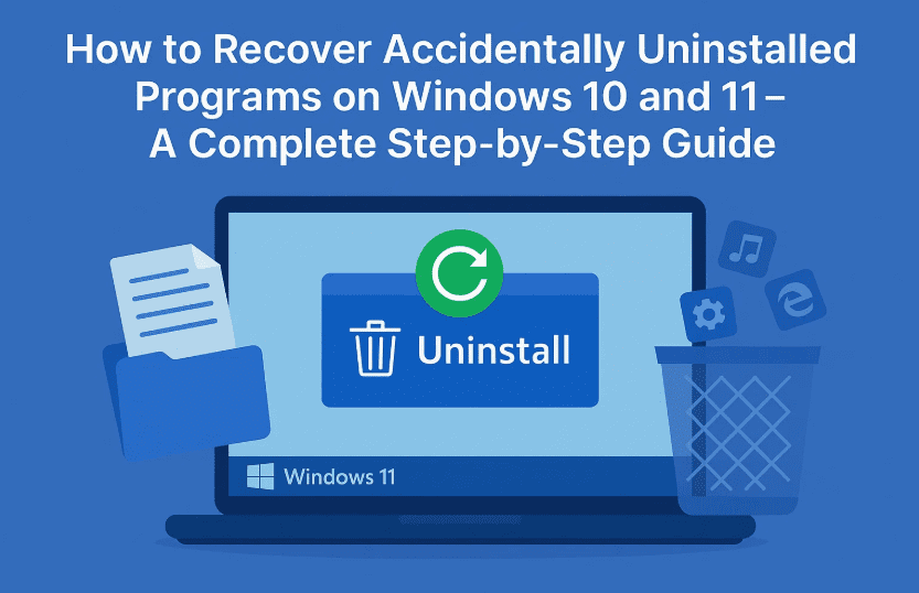 How to Recover Accidentally Uninstalled Programs on Windows 10 and 11 – A Complete Step-by-Step Guide