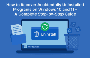 How to Recover Accidentally Uninstalled Programs on Windows 10 and 11 – A Complete Step-by-Step Guide