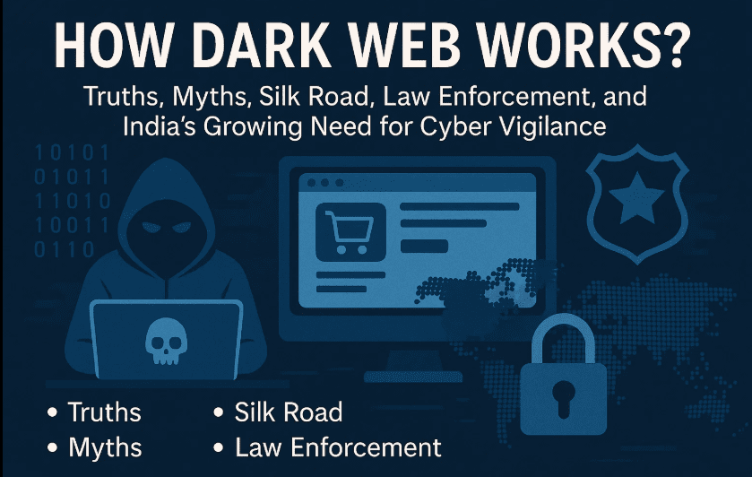 How Dark Web Works? Truths, Myths, Silk Road, Law Enforcement, and India's Growing Need for Cyber Vigilance