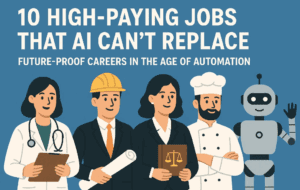 10 High-Paying Jobs That AI Can’t Replace — Future-Proof Careers in the Age of Automation