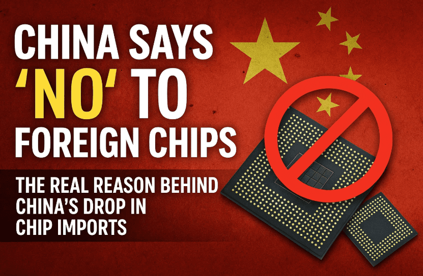 China Says 'NO' to Foreign Chips - The Real Reason Behind China’s Drop in Chip Imports