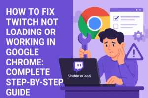How to Fix Twitch Not Loading or Working in Google Chrome: Complete Step-by-Step Guide