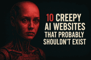 😨 10 Creepy AI Websites That Probably Shouldn’t Exist
