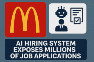 McDonald’s AI breach, Paradox AI security, McHire vulnerability, data breach hiring systems, AI in recruitment risks, job applicant privacy, cybersecurity in HR