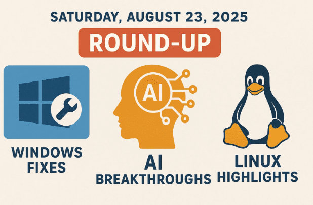 📰 This Weekend (Saturday, August 23, 2025) on dtptips: Windows Fixes, AI Breakthroughs & Linux Highlights