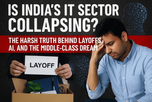💻 Is India’s IT Sector Collapsing? The Harsh Truth Behind Layoffs, AI, and the Middle-Class Dream