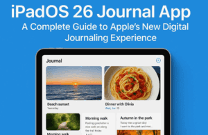📖 iPadOS 26 Journal App: A Complete Guide to Apple’s New Digital Journaling Experience
