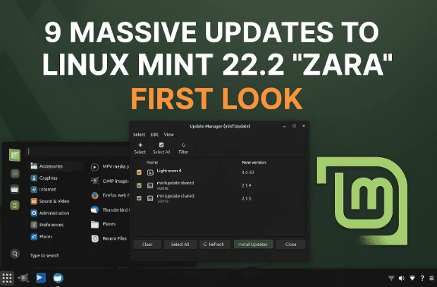 9 Massive Update to Linux Mint 22.2 "Zara" – FIRST LOOK