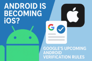📱 Android Is Becoming iOS? Google’s Upcoming Android Verification Rules