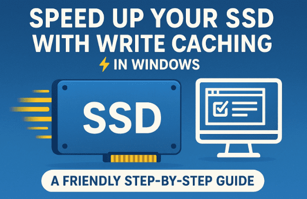 ⚡ Speed Up Your SSD with Write Caching in Windows: A Friendly Step-by-Step Guide