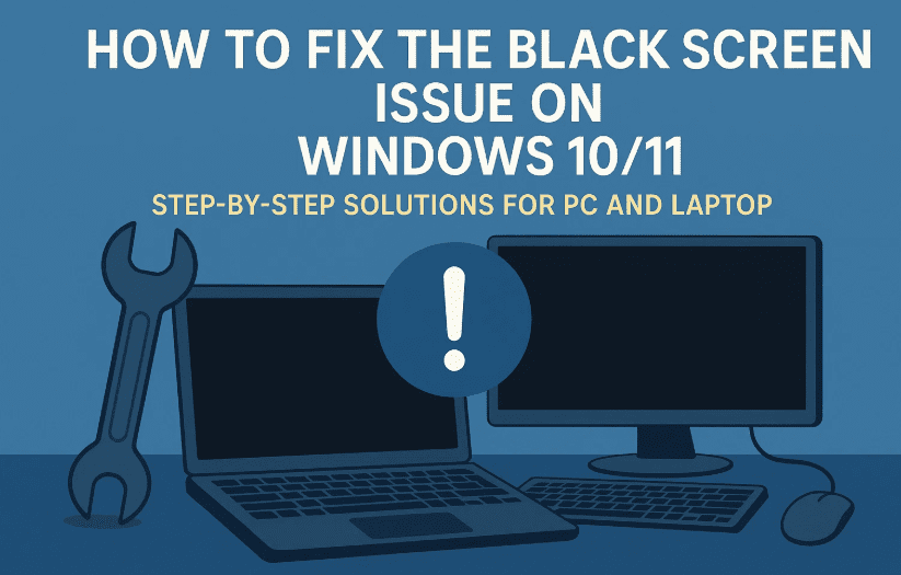 How to Fix the Black Screen Issue on Windows 10/11 (2025): Step-by-Step Solutions for PC and Laptop