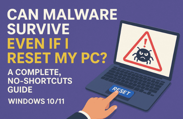 🧹 Can Malware Survive "Even if I Reset my PC”? A CompletevWindows 10/11 Guide