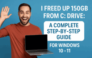 🖥️ I freed up 150GB from C: Drive: A Complete Step-by-Step Guide for Windows 10 - 11