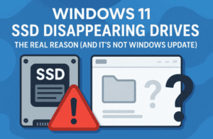 🖥️ Windows 11 SSD Disappearing Drives: The Real Reason (And It’s Not Windows Update)