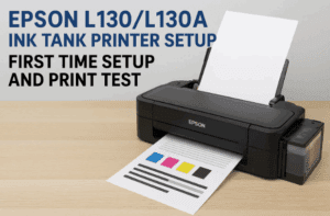 How to Install Epson L130/L130A Ink Tank Printer: First Time Setup and Print Test