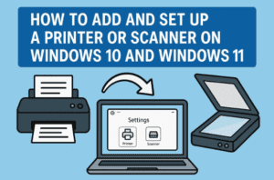🖨️ How to Add and Set Up a Printer or Scanner on Windows 10 and Windows 11
