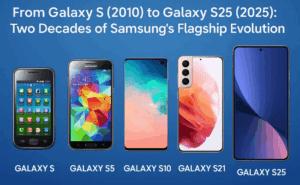 From Galaxy S (2010) to Galaxy S25 (2025): Two Decades of Samsung’s Flagship Evolution