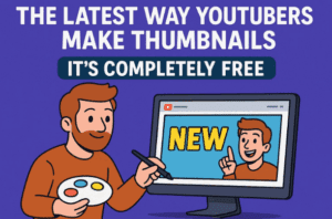 🎨 The Latest Way YouTubers Make Thumbnails – It’s Completely Free