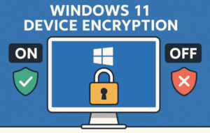 🔒 Windows 11 Device Encryption – Should You Keep It On or Turn It Off?