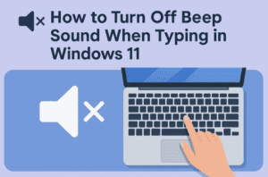 🔇 How to Turn Off Beep Sound When Typing in Windows 11