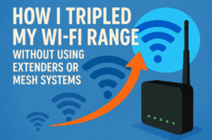 📶 How I Tripled My Wi-Fi Range Without Using Extenders or Mesh Systems