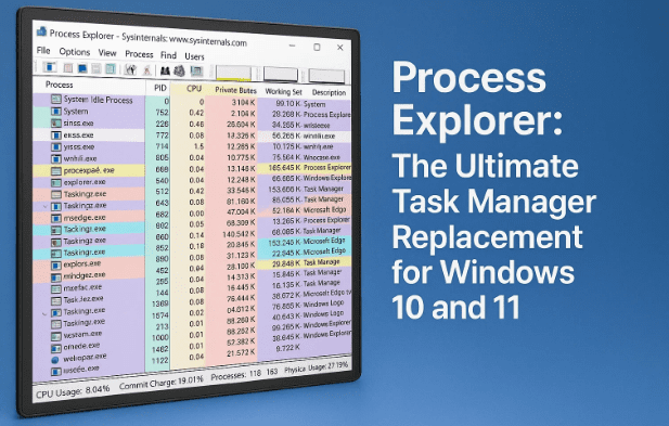 🔎 Process Explorer: The Ultimate Task Manager Replacement for Windows 10 and 11