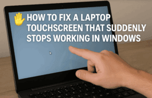 🖐️ How to Fix a Laptop Touchscreen That Suddenly Stops Working in Windows