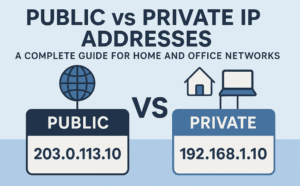 🌐 Public vs Private IP Addresses: A Complete Guide for Home and Office Networks