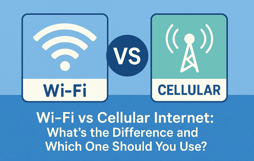 📶 Wi-Fi vs Cellular Internet: What’s the Difference and Which One Should You Use?