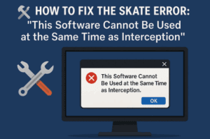 🛠️ How to Fix the Skate Error: “This Software Cannot Be Used at the Same Time as Interception”
