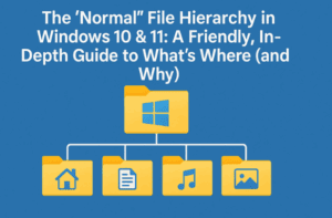 🗂️ The “Normal” File Hierarchy in Windows 10 & 11: In-Depth Guide to What’s Where and Why
