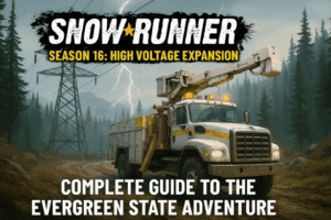⚡ SnowRunner Season 16: High Voltage Expansion – Complete Guide to the Evergreen State Adventure