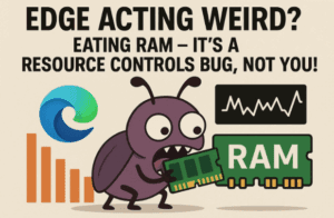 🧠 Edge Acting Weird? Eating RAM — It’s a Resource Controls Bug, Not You!