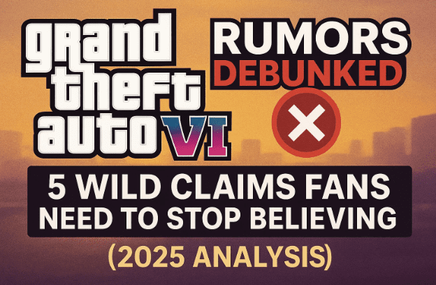🎮 GTA 6 Rumors Debunked: 5 Wild Claims Fans Need to Stop Believing (2025 Analysis)