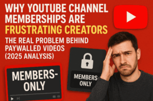 Why YouTube Channel Memberships Are Frustrating Creators: The Real Problem Behind Paywalled Videos (2025 Analysis)